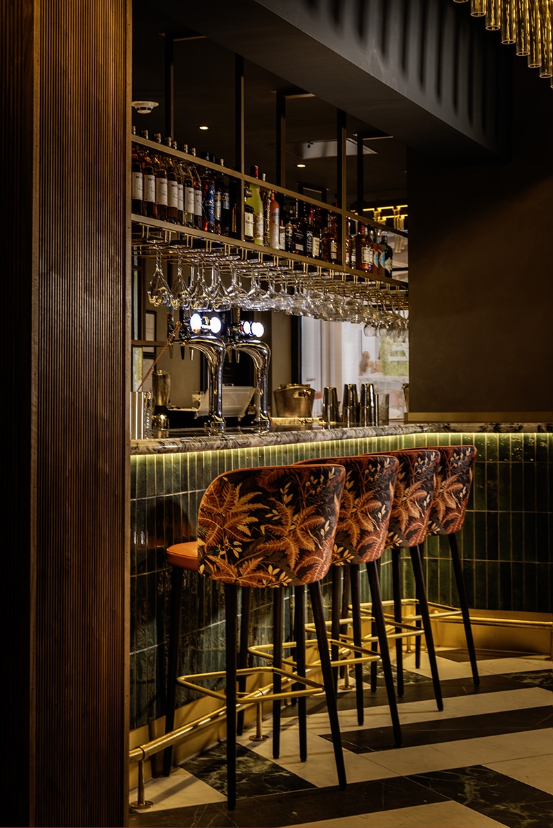 View of the bar at The Banksia